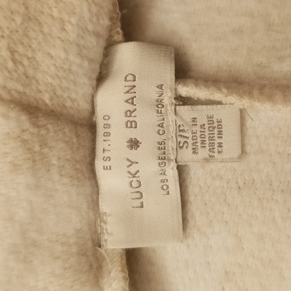 Lucky Brand Camouflage Open Front Lightweight Hooded Fleece Lined Sweatshirt S - Picture 2 of 11